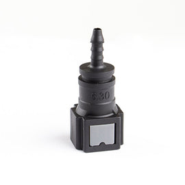 1/4'' 6.30 ID3 Straight Fuel Injector Female Quick Connector For Nylon Pipe And Rubber Pipe