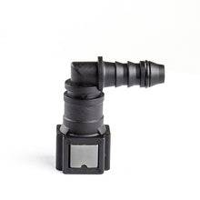 Load image into Gallery viewer, 6.30 ID6 90 Degree Automotive Fuel Line Connector 1/4&quot; Female Nylon Rubber Pipe