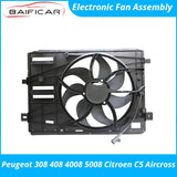 Baificar Brand New Genuine Electronic Fan Assembly Water Tank Electric for Peugeot 308 408 4008 5008 Citroen C5 Aircross