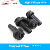 Baificar Brand New Genuine High Voltage Wire 4PCS Tension for Peugeot 307 301 308 408 206 207 Citroen C2 C-Elysee C4L 1.6 1.8