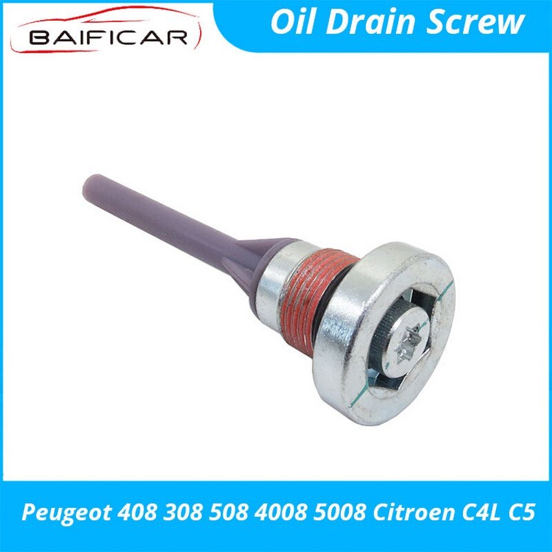 Baificar Brand New Genuine Oil Drain Screw For Peugeot 408 308 508 4008 5008 Citroen C4L C5 Aircross Automatic 6 Gear