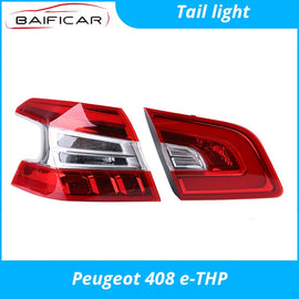Baificar Brand New Genuine Tail Light Assembly With Bulb Cover Left Right Side for Peugeot 408 e-THP