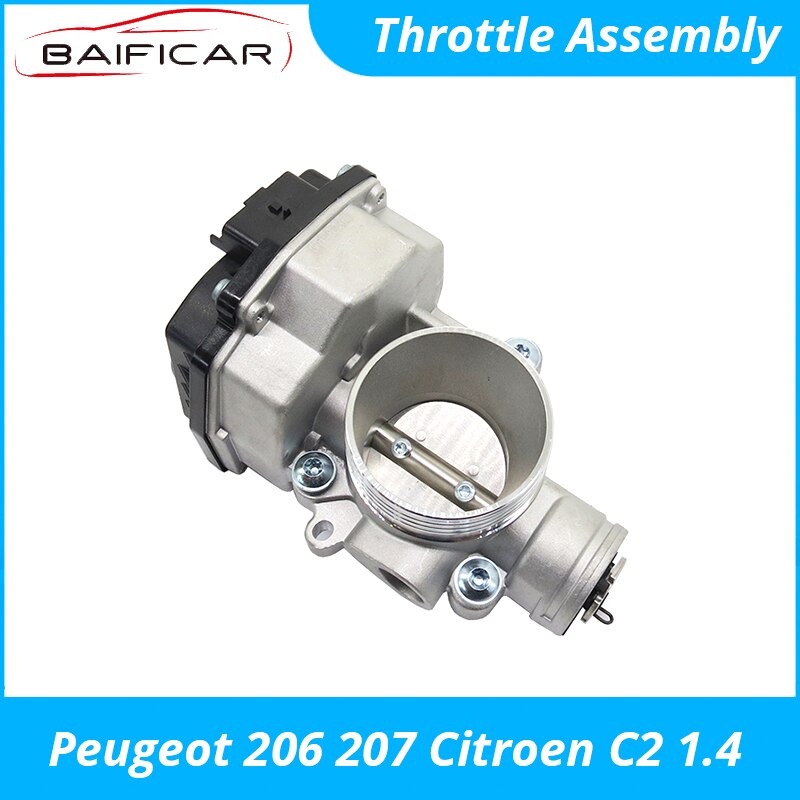 Baificar Brand New Genuine Throttle Assembly Body 9640796280 for Peugeot 206 207 Citroen C2 1.4