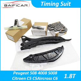 Baificar Brand New Genuine Timing Suit Components Chain Tensioner Guide For Peugeot 508 4008 5008 Citroen C5 C5Aircross C6 1.8T