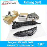Baificar Brand New Genuine Timing Suit Components Chain Tensioner Guide For Peugeot 508 4008 5008 Citroen C5 C5Aircross C6 1.8T