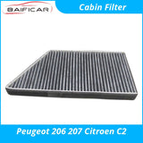 Baificar Brand New High Quality Cabin Filter Carbon Air Conditioner 6447AZ For Peugeot 206 207 Citroen C2
