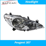 Baificar Brand New High Quality Headlight Assembly Car Head Light Cover for Peugeot 307