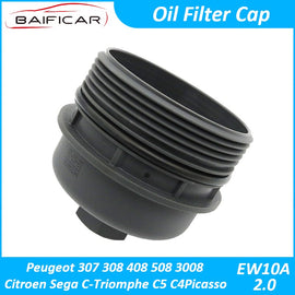 Baificar Brand New High Quality Oil Filter Cap Cover For Peugeot 307 308 408 3008 Citroen C-Quatre C-Triomphe C5 C4Picasso 2.0