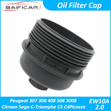 Baificar Brand New High Quality Oil Filter Cap Cover For Peugeot 307 308 408 3008 Citroen C-Quatre C-Triomphe C5 C4Picasso 2.0