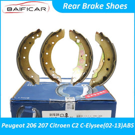 Baificar Brand New High Quality Rear Brake Shoes Shoe Pads For Peugeot 206 207 Citroen C2 C-Elysee 02-13 ABS