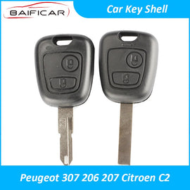 Baificar Brand New Quality Car Key Shell Remote Keys Cover For Peugeot 307 206 207 Citroen C2