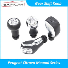 Load image into Gallery viewer, Baificar Brand New Quality Gear Shift Knob With Bush For Peugeot 307 308 408 508 2008 Citroen C2 C5 C-Elysee C-Triomphe Manual