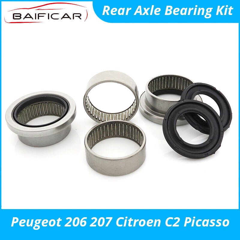Baificar Brand New Quality Rear Axle Bearing Kit Repair Set For Peugeot 206 207 Citroen C2 Picasso