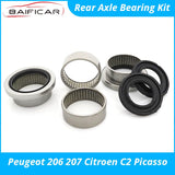 Baificar Brand New Quality Rear Axle Bearing Kit Repair Set For Peugeot 206 207 Citroen C2 Picasso