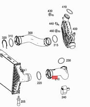 Load image into Gallery viewer, A1665280082 A1665288200 A1665280200 1665280082 1665288200 1665280200 Mercede Benz Air Intake Hose
