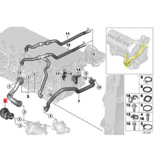 Load image into Gallery viewer, BMW Thermostat Coolant Water Pump Water Hose OEM 11537581942